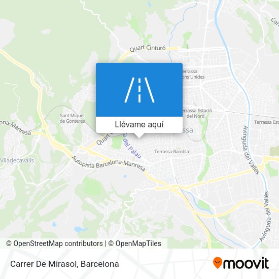 Mapa Carrer De Mirasol