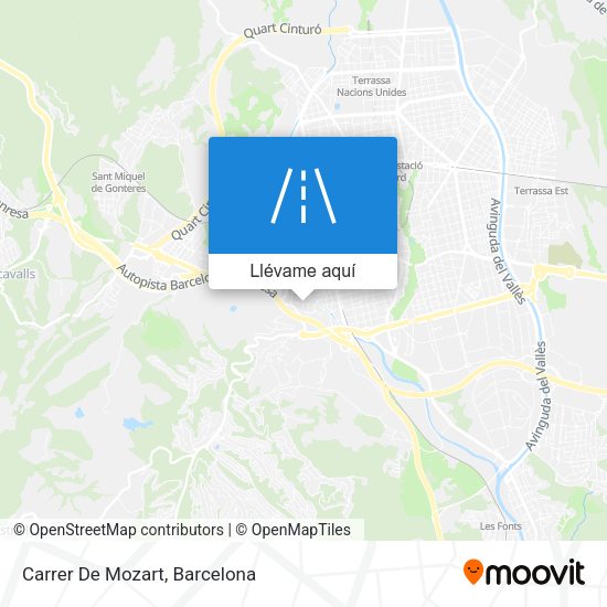 Mapa Carrer De Mozart