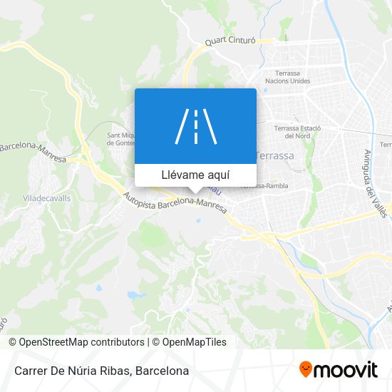 Mapa Carrer De Núria Ribas