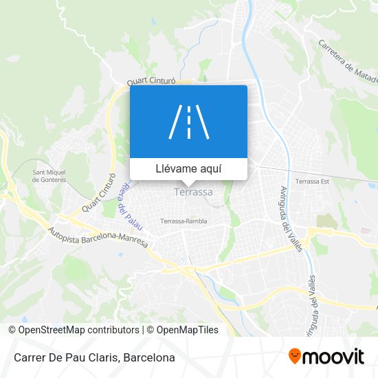 Mapa Carrer De Pau Claris