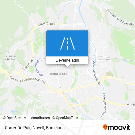 Mapa Carrer De Puig Novell