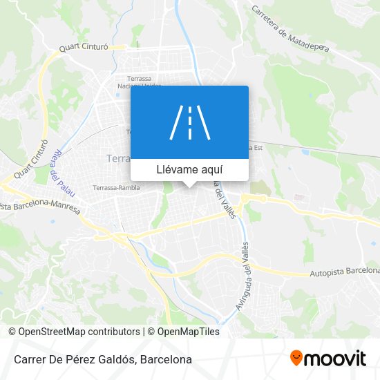 Mapa Carrer De Pérez Galdós