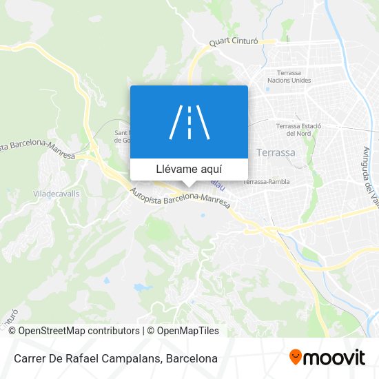 Mapa Carrer De Rafael Campalans