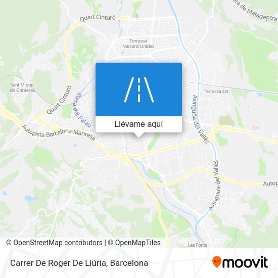 Mapa Carrer De Roger De Llúria