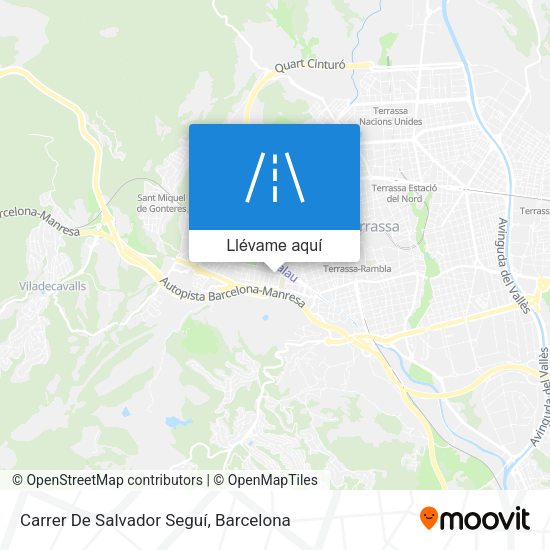 Mapa Carrer De Salvador Seguí