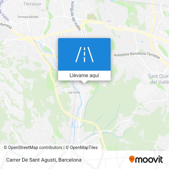 Mapa Carrer De Sant Agustí
