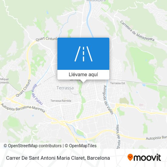Mapa Carrer De Sant Antoni Maria Claret