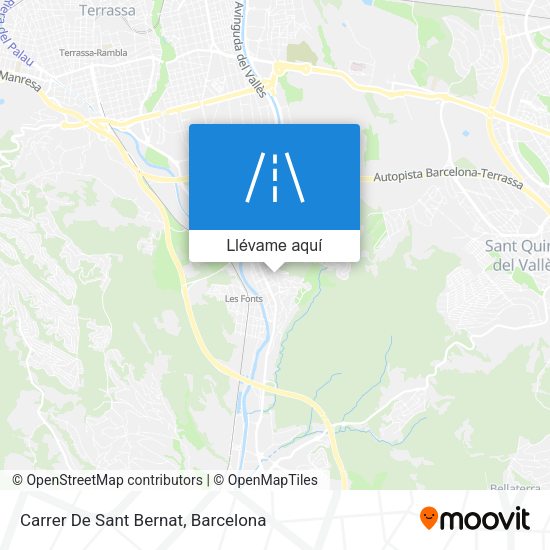Mapa Carrer De Sant Bernat