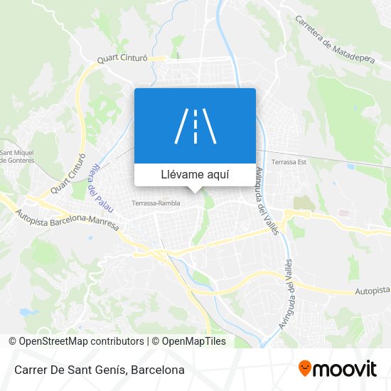 Mapa Carrer De Sant Genís
