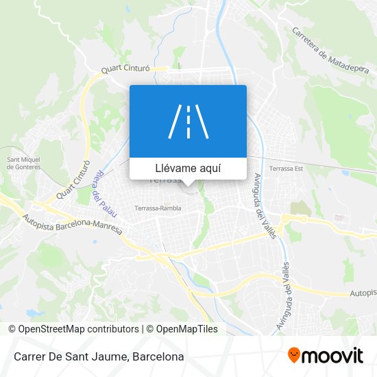 Mapa Carrer De Sant Jaume