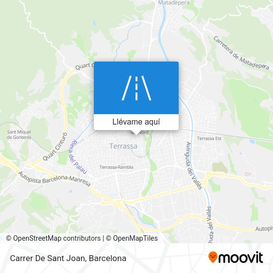 Mapa Carrer De Sant Joan