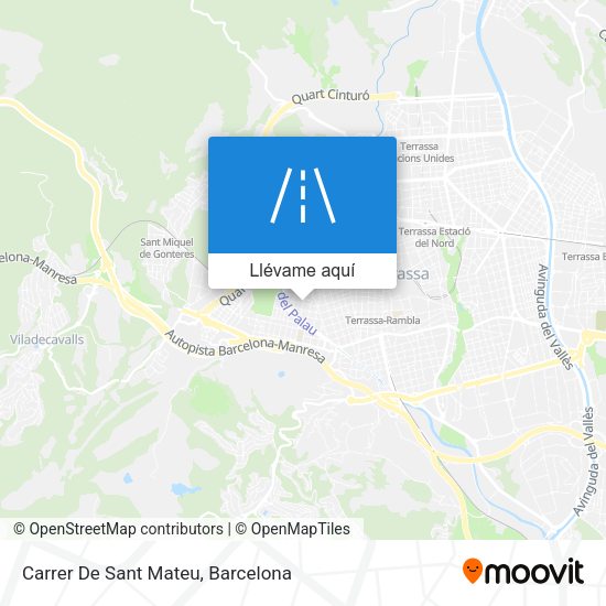 Mapa Carrer De Sant Mateu