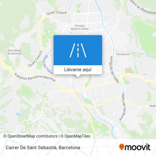 Mapa Carrer De Sant Sebastià