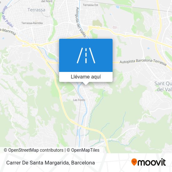 Mapa Carrer De Santa Margarida
