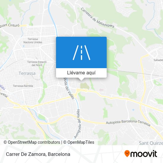 Mapa Carrer De Zamora