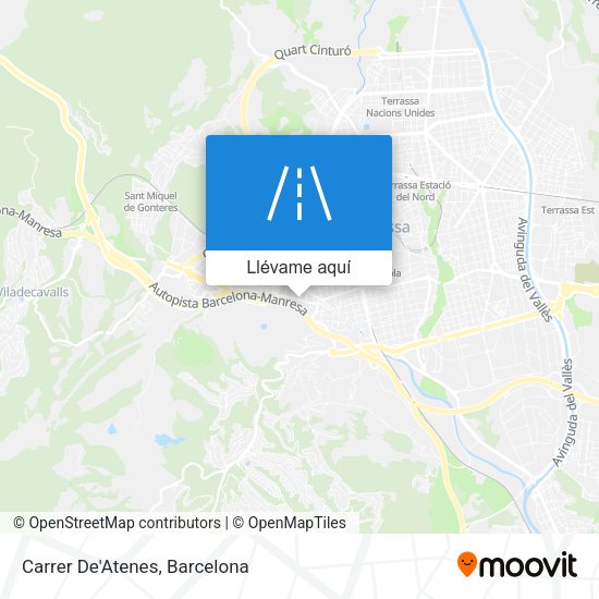 Mapa Carrer De'Atenes