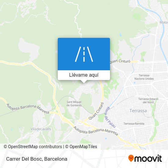 Mapa Carrer Del Bosc