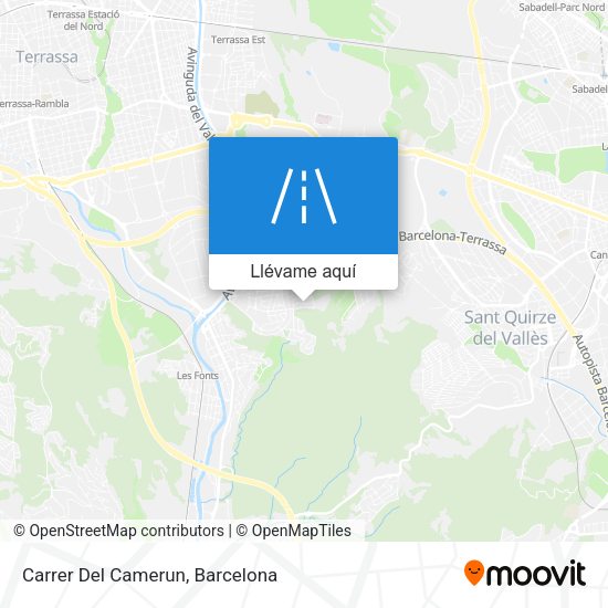 Mapa Carrer Del Camerun