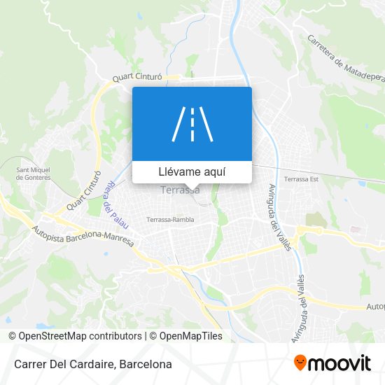 Mapa Carrer Del Cardaire