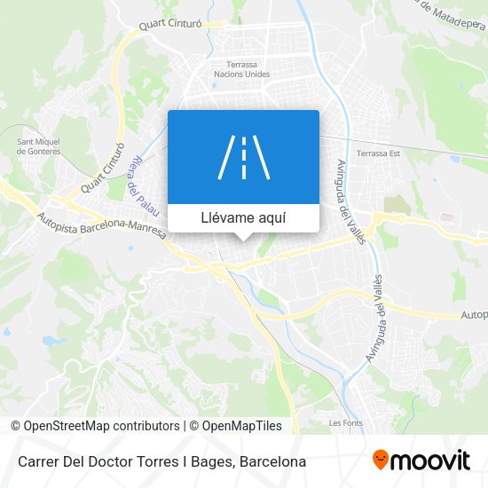 Mapa Carrer Del Doctor Torres I Bages
