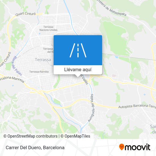 Mapa Carrer Del Duero