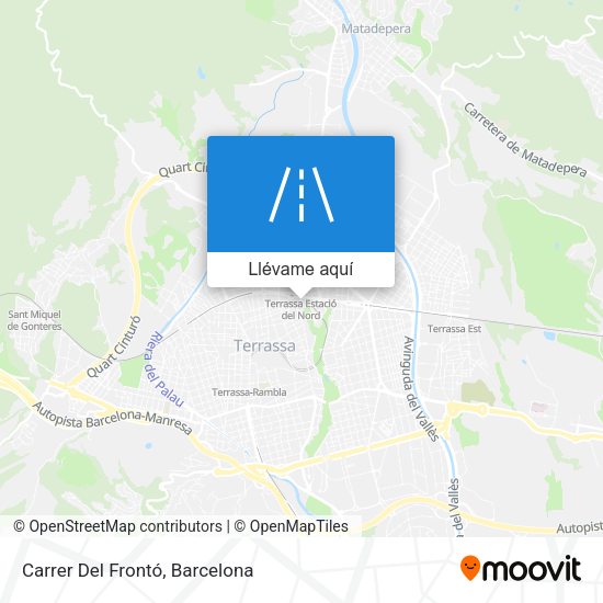 Mapa Carrer Del Frontó