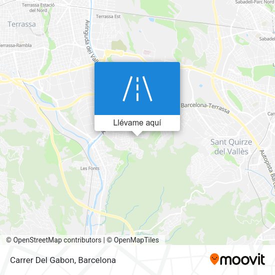 Mapa Carrer Del Gabon