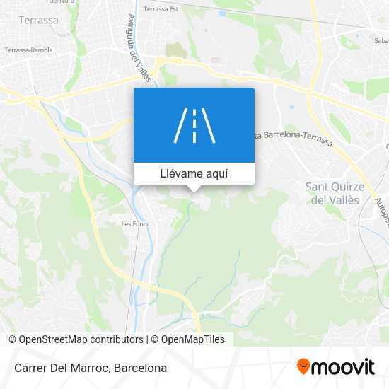 Mapa Carrer Del Marroc