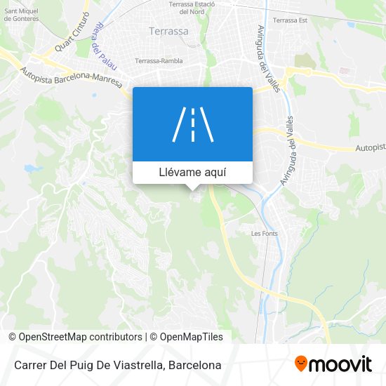 Mapa Carrer Del Puig De Viastrella