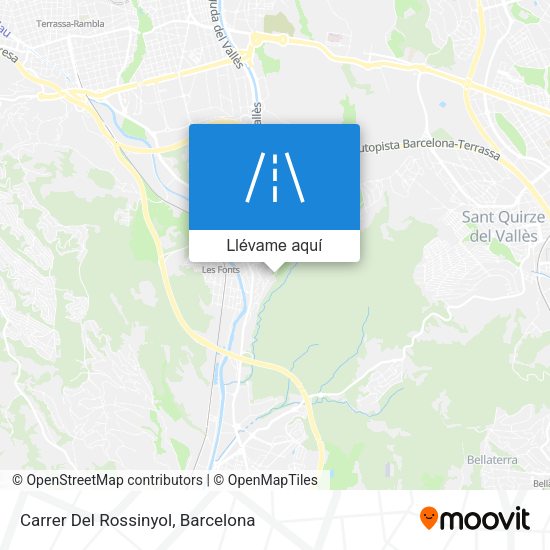 Mapa Carrer Del Rossinyol