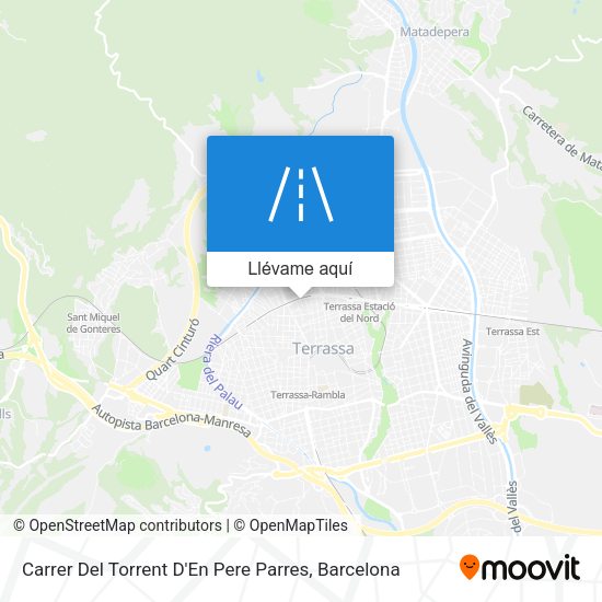 Mapa Carrer Del Torrent D'En Pere Parres