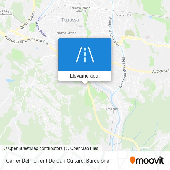 Mapa Carrer Del Torrent De Can Guitard