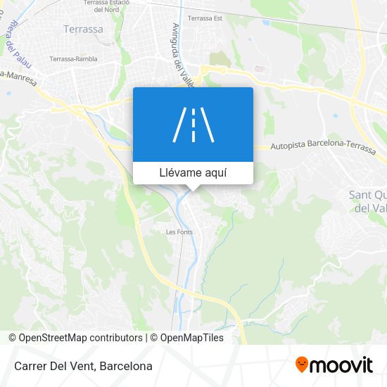 Mapa Carrer Del Vent