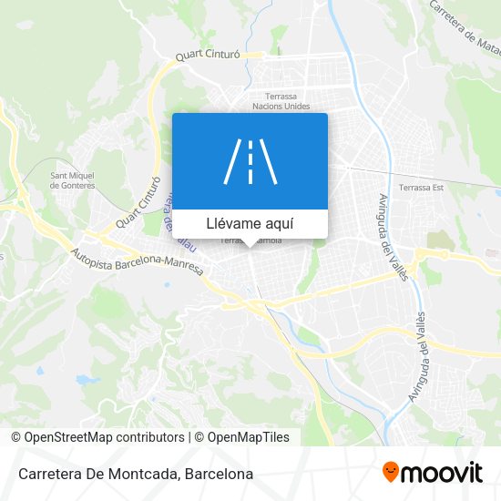 Mapa Carretera De Montcada