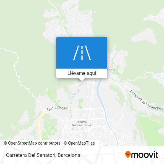 Mapa Carretera Del Sanatori