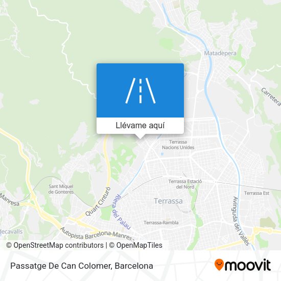 Mapa Passatge De Can Colomer