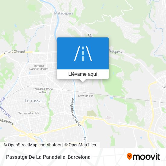 Mapa Passatge De La Panadella