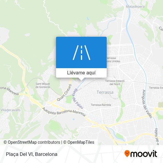 Mapa Plaça Del VI