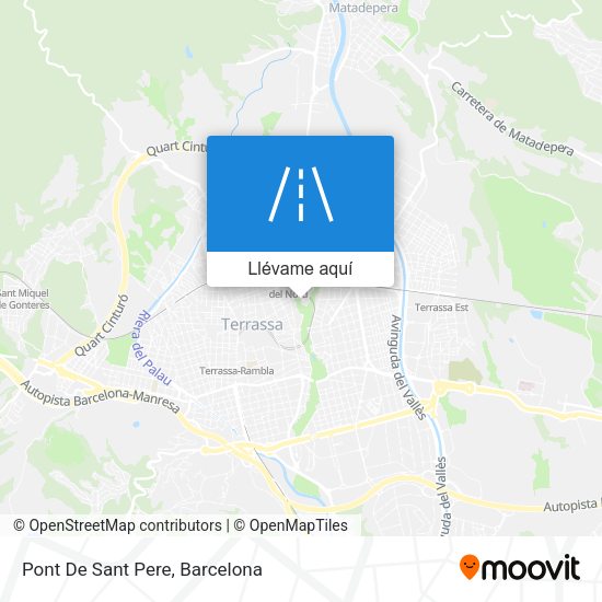 Mapa Pont De Sant Pere