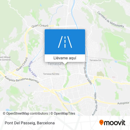 Mapa Pont Del Passeig