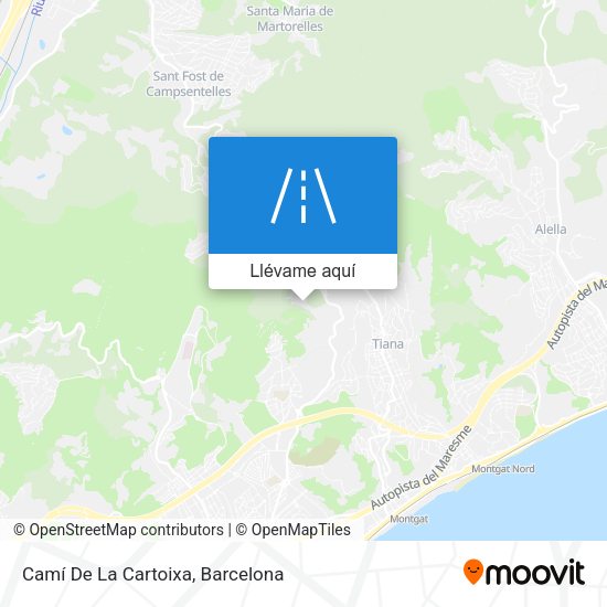 Mapa Camí De La Cartoixa
