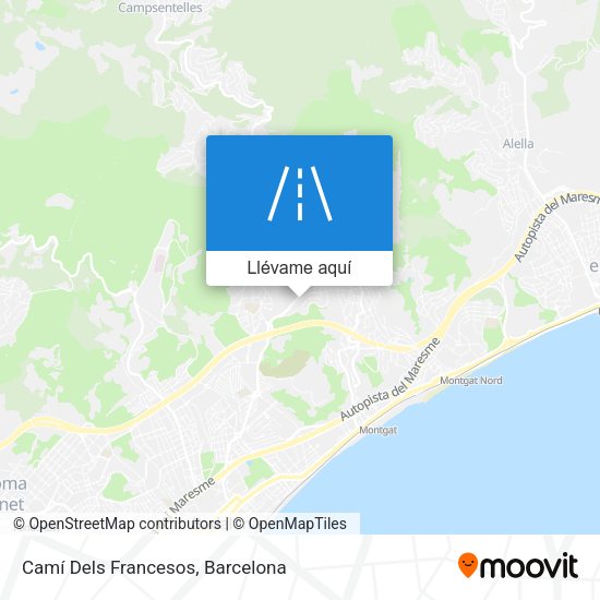 Mapa Camí Dels Francesos