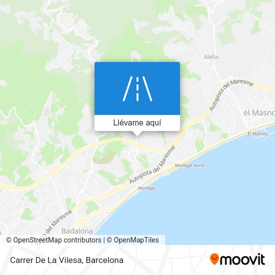Mapa Carrer De La Vilesa