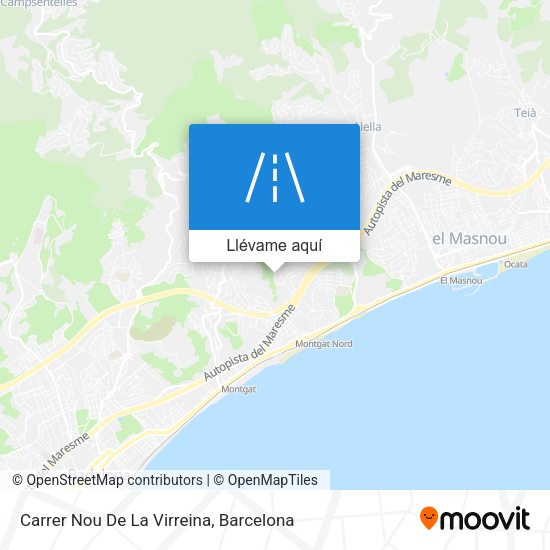 Mapa Carrer Nou De La Virreina