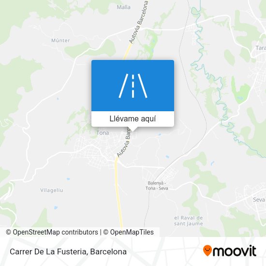 Mapa Carrer De La Fusteria