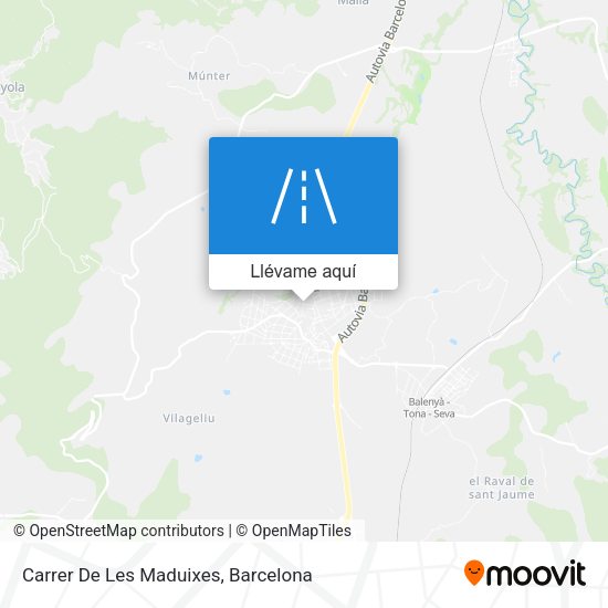 Mapa Carrer De Les Maduixes