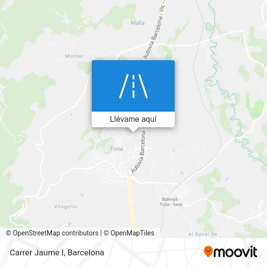 Mapa Carrer Jaume I