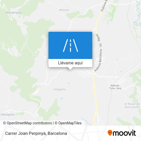 Mapa Carrer Joan Perpinyà