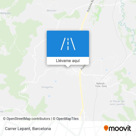Mapa Carrer Lepant