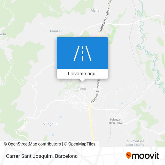 Mapa Carrer Sant Joaquim